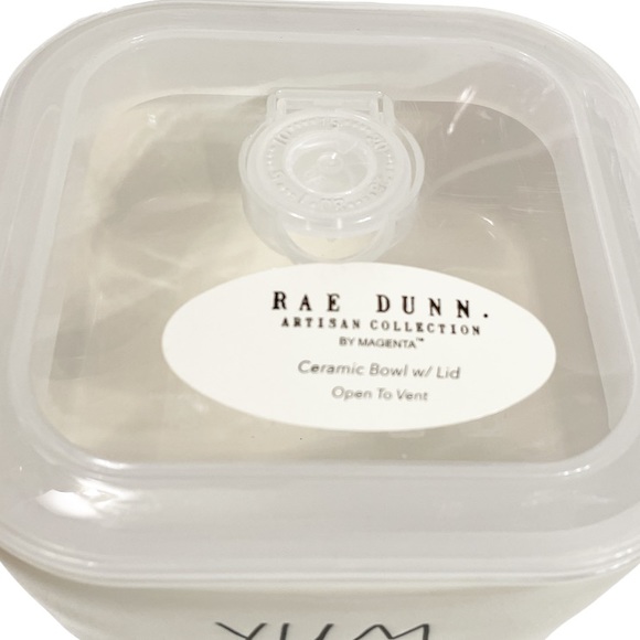 NEW Rae Dunn YUM Ceramic Bowl with Lid - Picture 4 of 5